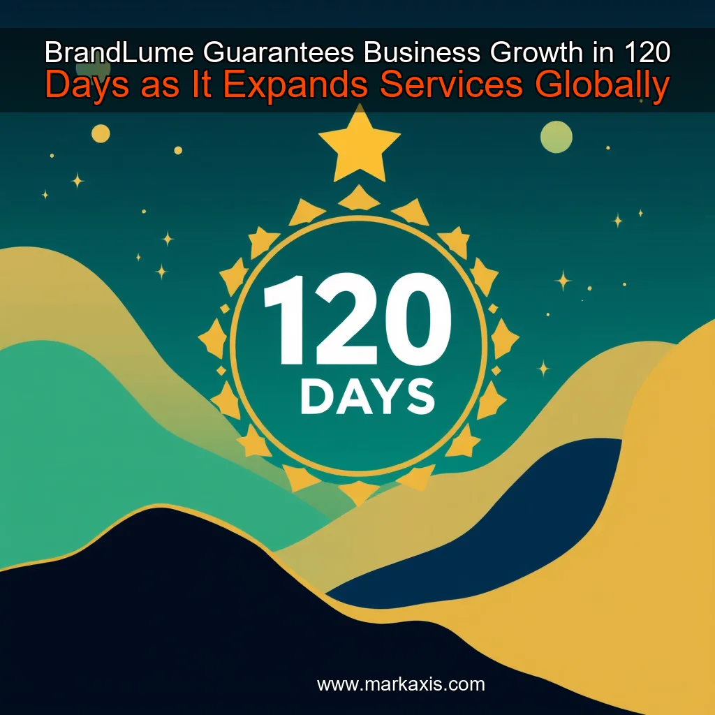 You are currently viewing BrandLume Guarantees Business Growth in 120 Days as It Expands Services Globally