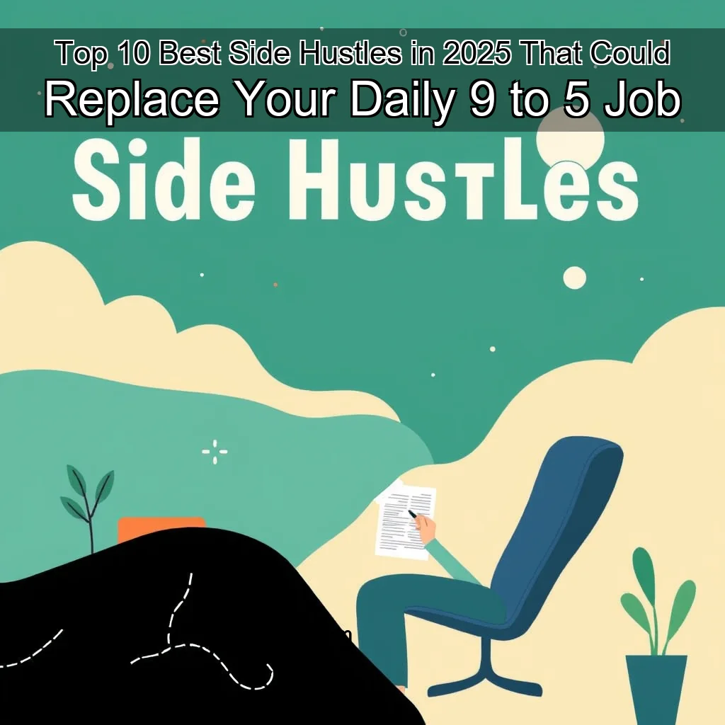 You are currently viewing Top 10 Best Side Hustles in 2025 That Could Replace Your Daily 9  to  5 Job