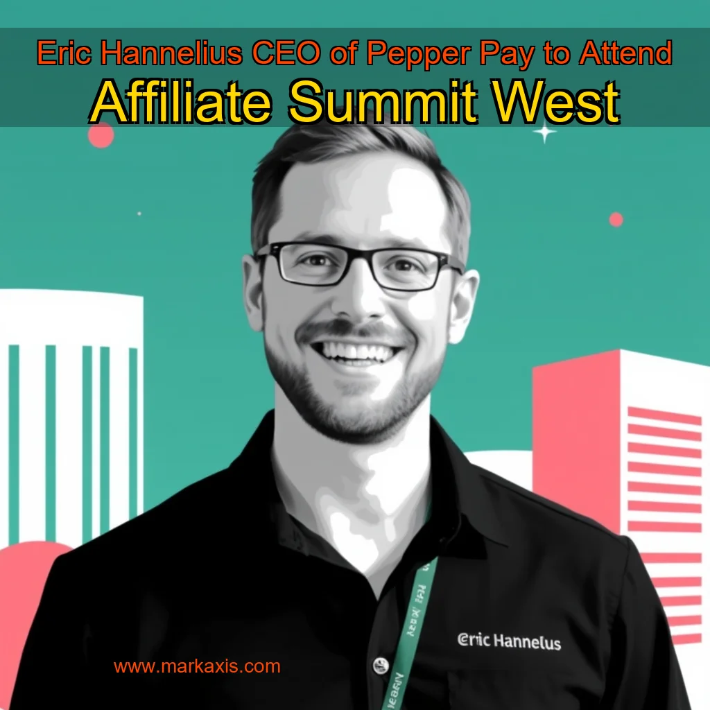You are currently viewing Eric Hannelius CEO of Pepper Pay to Attend Affiliate Summit West