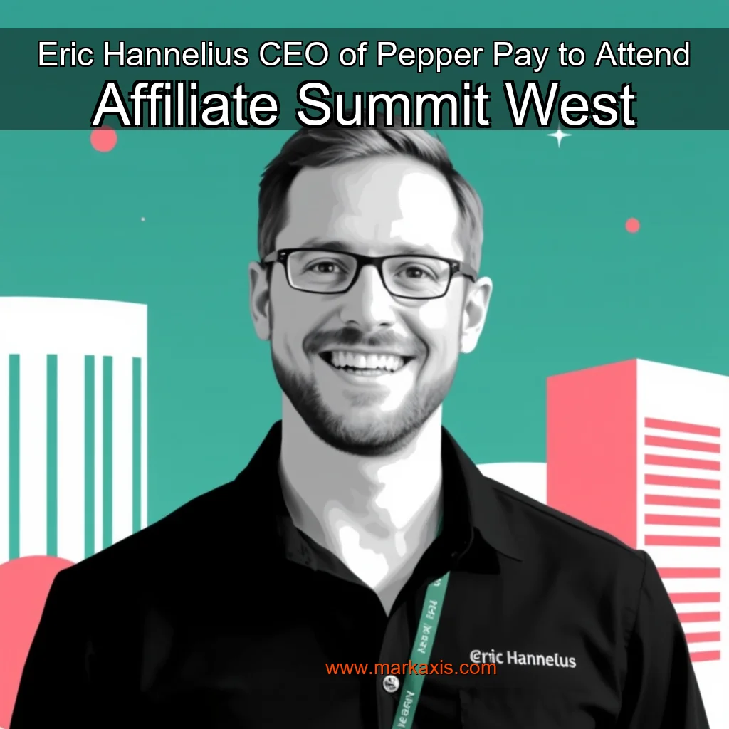 You are currently viewing Eric Hannelius CEO of Pepper Pay to Attend Affiliate Summit West