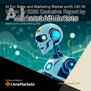 Artistic representation for AI For Sales and Marketing Market worth 240 58 billion by 2030 Exclusive Report by MarketsandMarkets