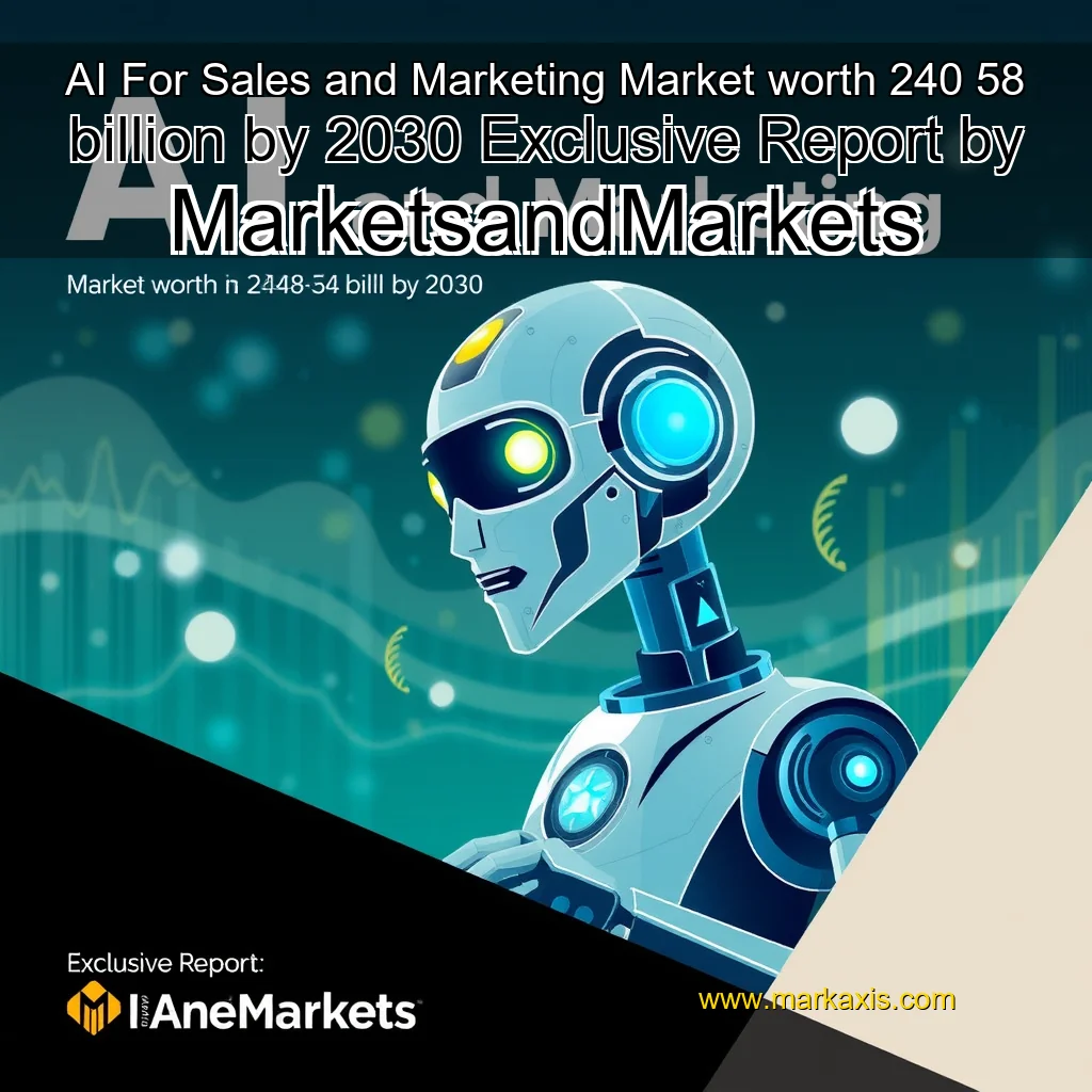 Read more about the article AI For Sales and Marketing Market worth 240  58 billion by 2030  Exclusive Report by MarketsandMarkets