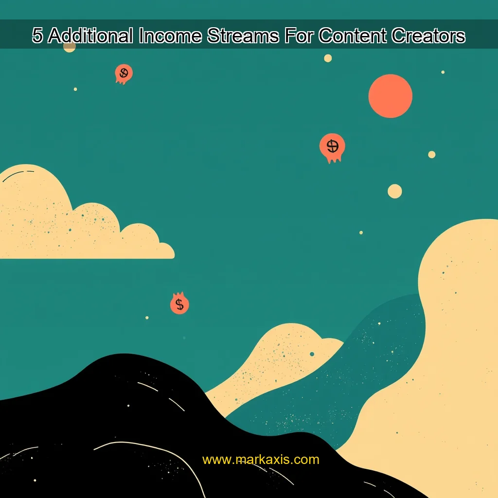 You are currently viewing 5 Additional Income Streams For Content Creators