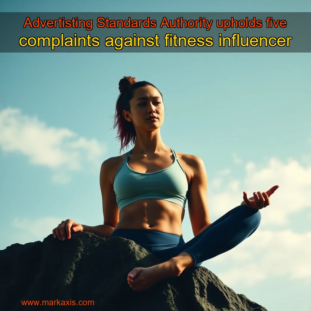 You are currently viewing Advertisting Standards Authority upholds five complaints against fitness influencer