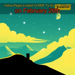 Artistic representation for Yellow Pages Limited YLWDF To Go Ex Dividend on February 26th