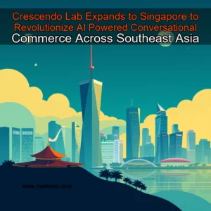 Artistic representation for Crescendo Lab Expands to Singapore to Revolutionize AI Powered Conversational Commerce Across Southeast Asia