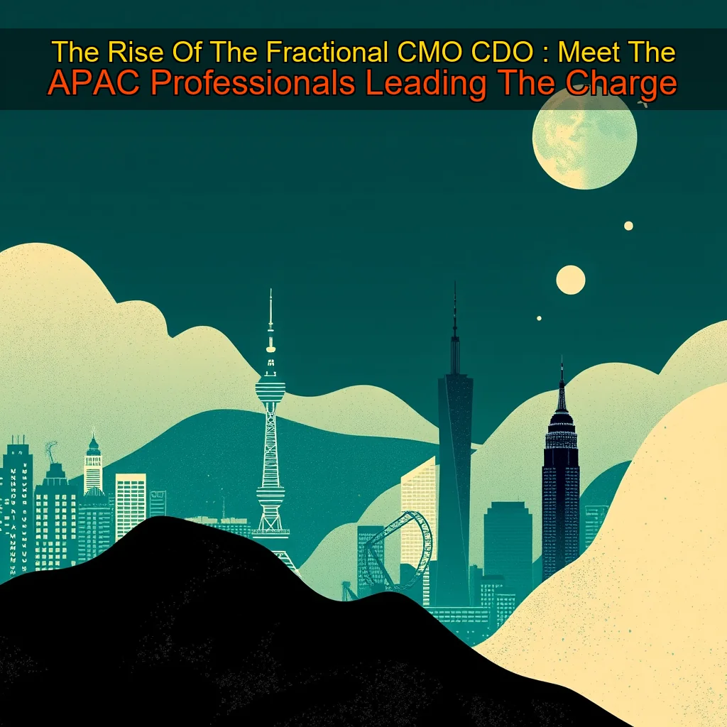 You are currently viewing The Rise Of The Fractional CMO  CDO : Meet The APAC Professionals Leading The Charge