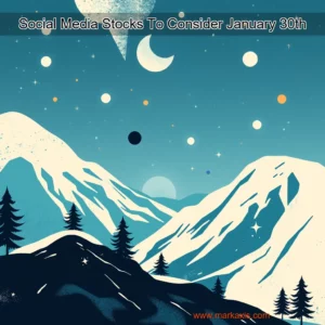 Artistic representation for Social Media Stocks To Consider January 30th