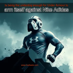 Artistic representation for Is being the underdog enough for Under Armour to arm itself against Nike Adidas