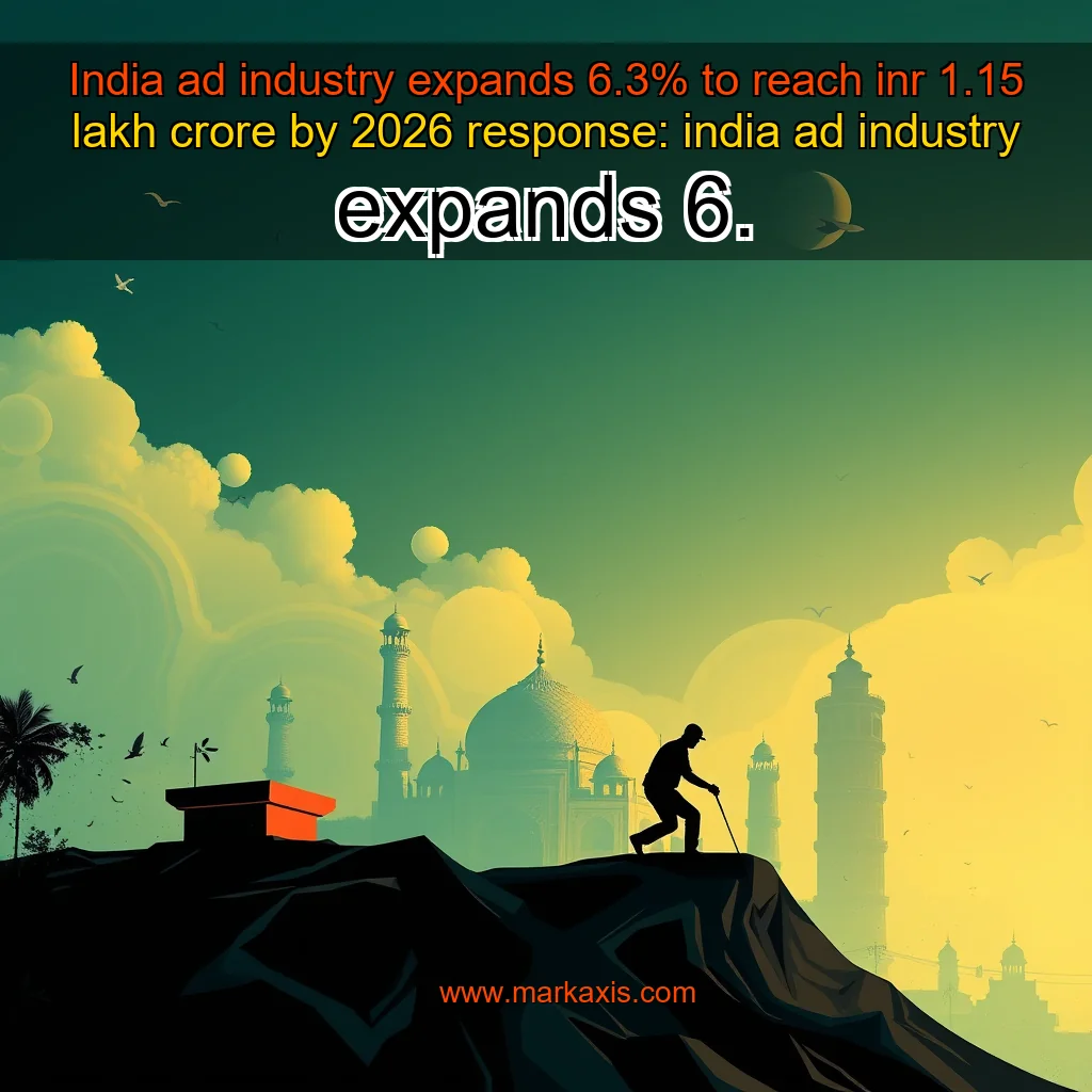 You are currently viewing India ad industry expands 6.3% to reach inr 1.15 lakh crore by 2026


 response: india ad industry expands 6.