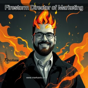 Artistic representation for Firestorm Director of Marketing