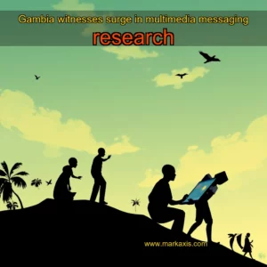 Artistic representation for Gambia witnesses surge in multimedia messaging research