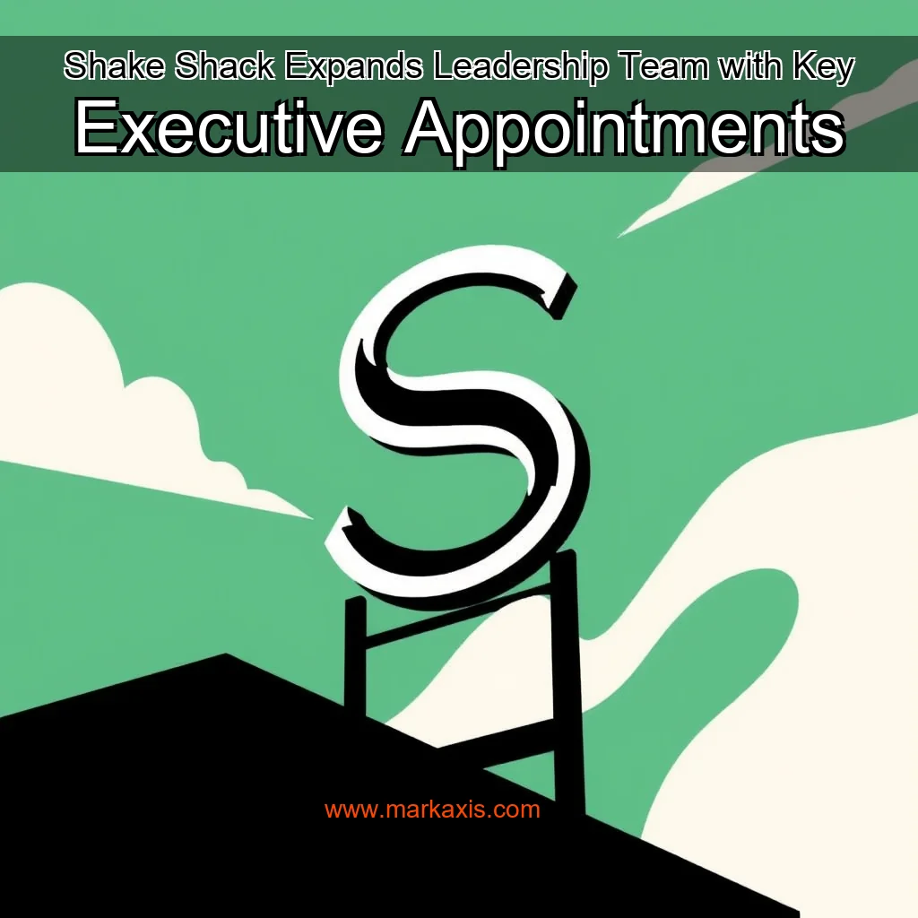 Read more about the article Shake Shack Expands Leadership Team with Key Executive Appointments