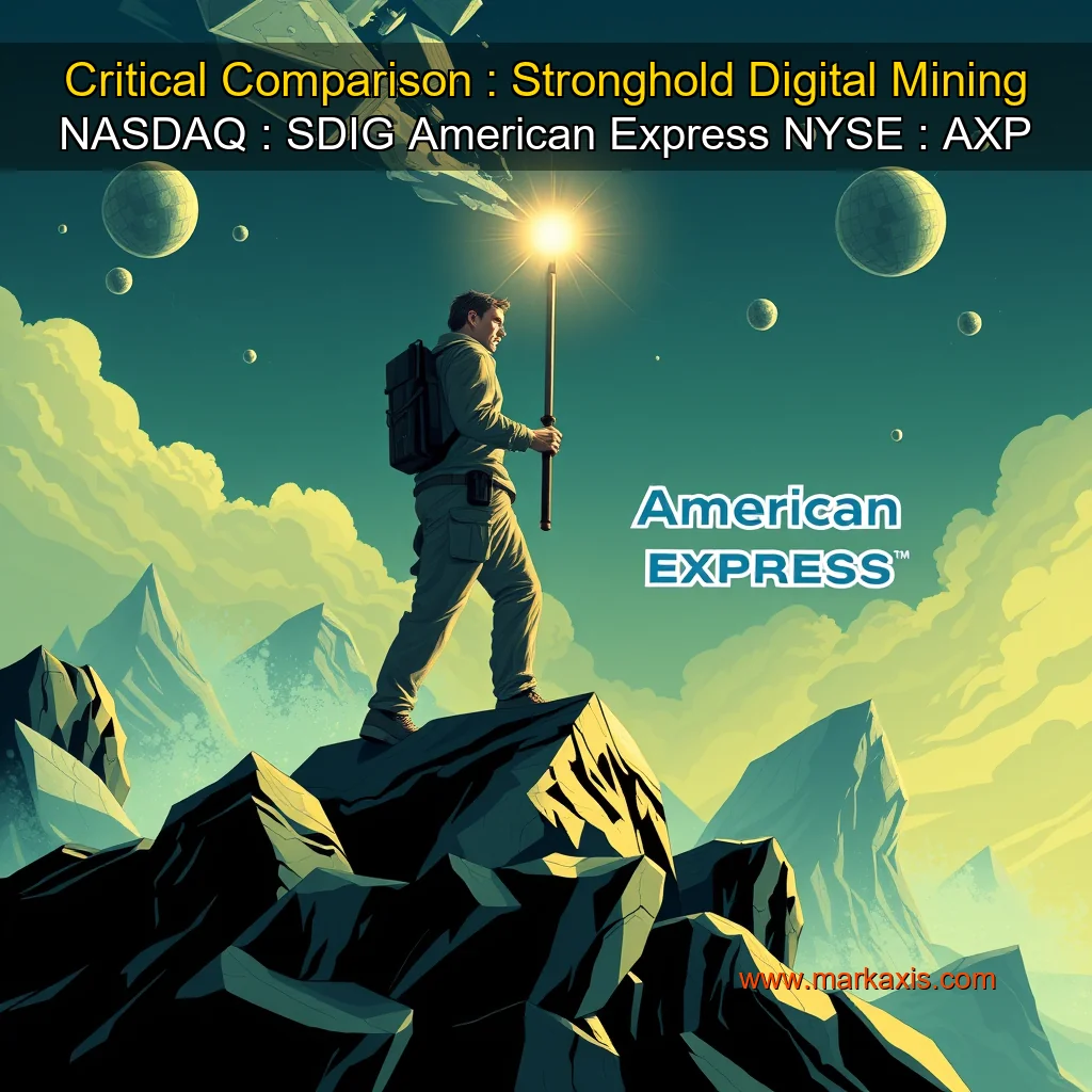Read more about the article Critical Comparison : Stronghold Digital Mining  NASDAQ : SDIG   American Express  NYSE : AXP