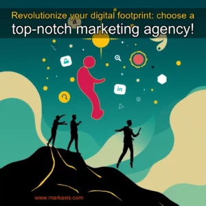 Artistic representation for Revolutionize your digital footprint: choose a top-notch marketing agency!
