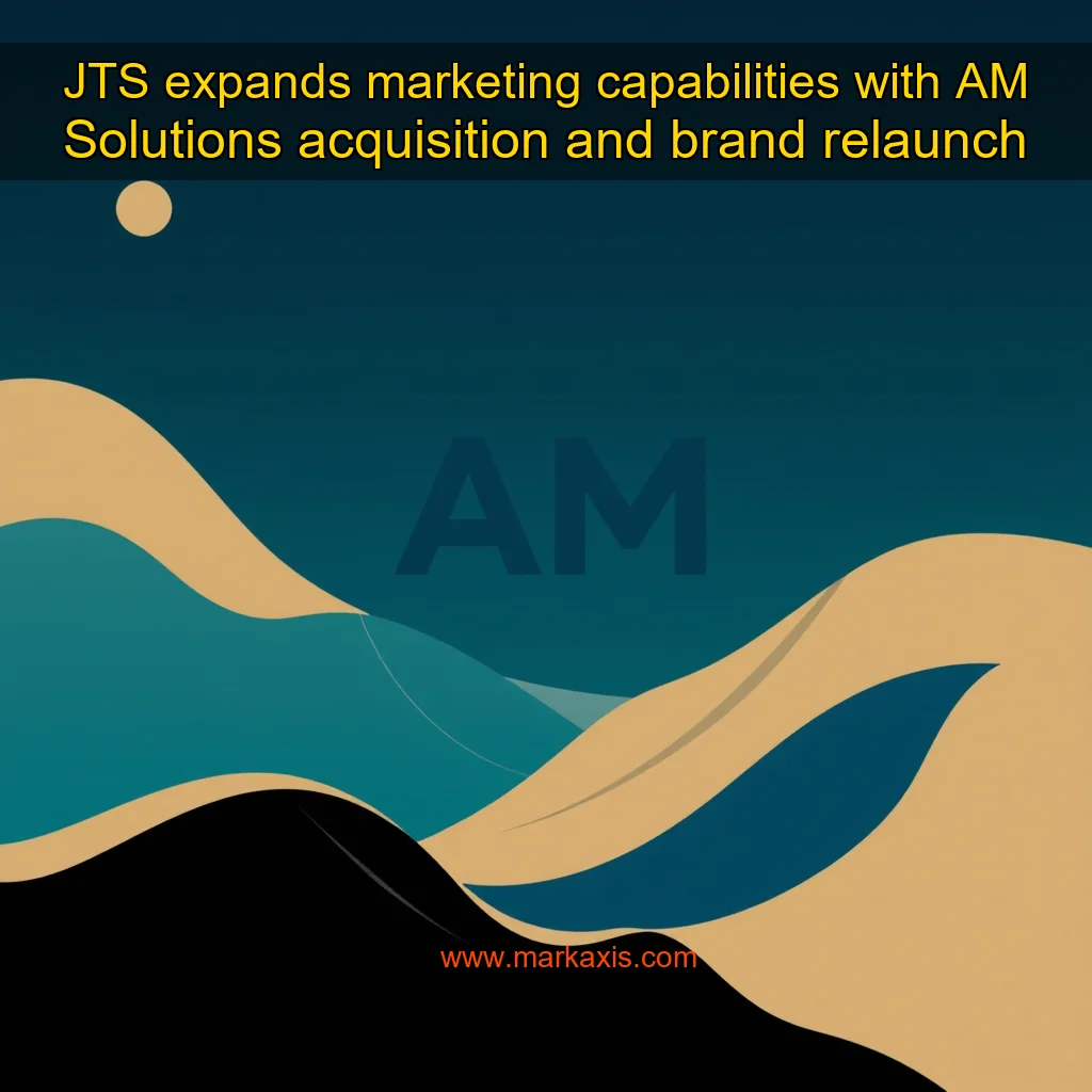 You are currently viewing JTS expands marketing capabilities with AM Solutions acquisition and brand relaunch