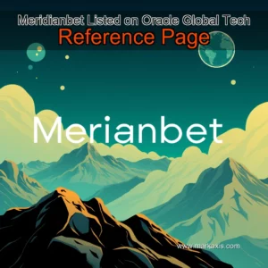 Artistic representation for Meridianbet Listed on Oracle Global Tech Reference Page