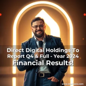 Artistic representation for Direct Digital Holdings To Report Q4 & Full - Year 2024 Financial Results!