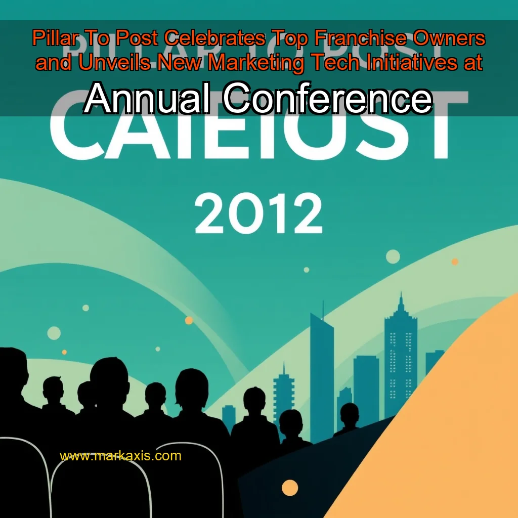 Artistic representation for Pillar To Post Celebrates Top Franchise Owners and Unveils New Marketing Tech Initiatives at Annual Conference