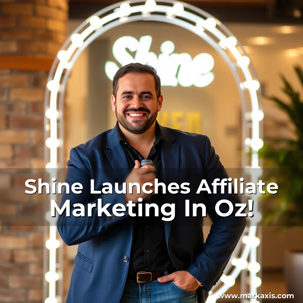 Artistic representation for Shine Launches Affiliate Marketing In Oz!