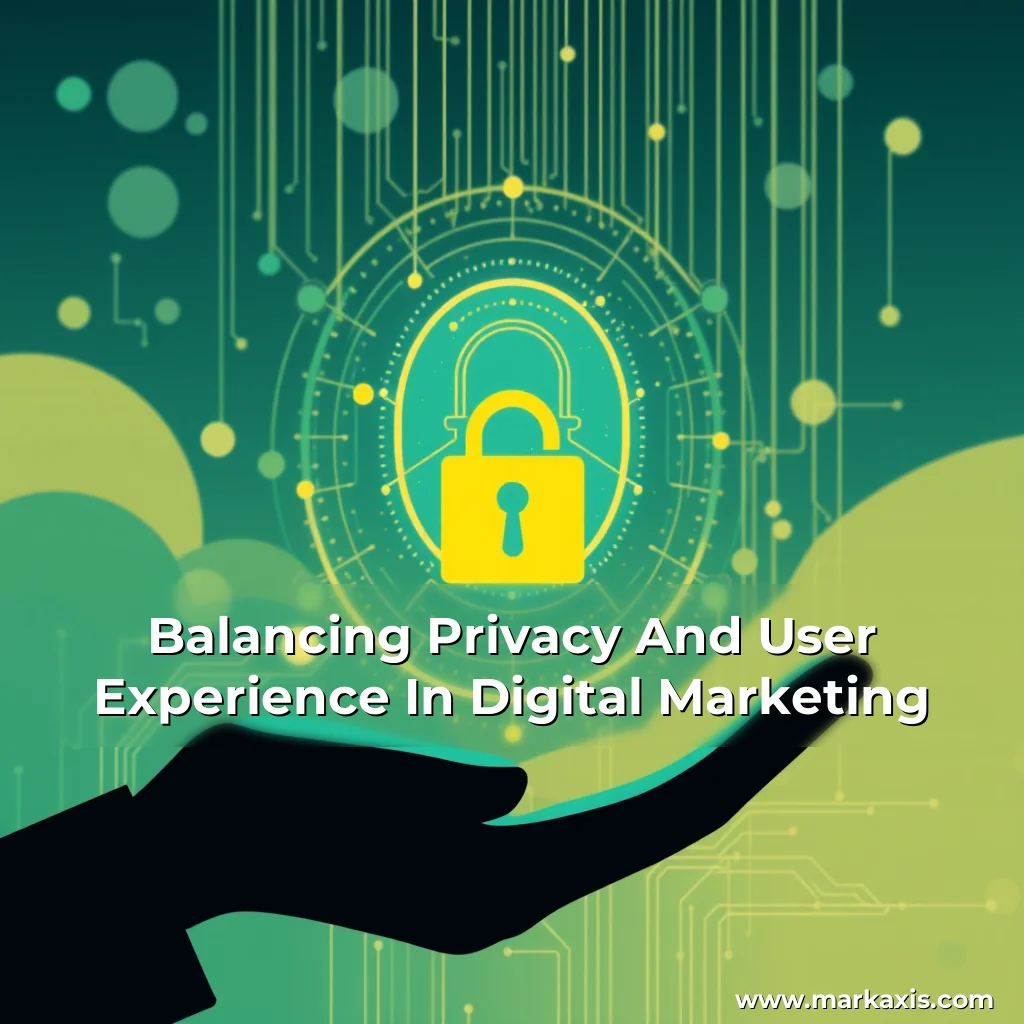 Artistic representation for Balancing Privacy And User Experience In Digital Marketing