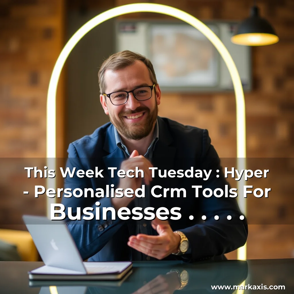 You are currently viewing This Week Tech Tuesday : Hyper – Personalised Crm Tools For Businesses . . . . .