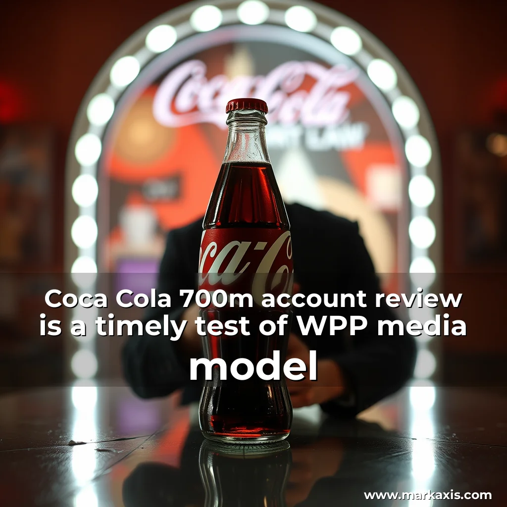 Artistic representation for Coca Cola 700m account review is a timely test of WPP media model