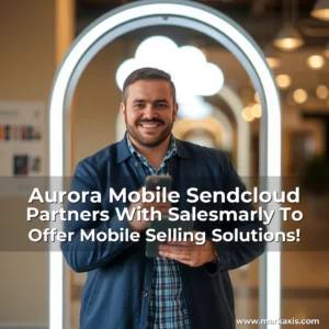 Artistic representation for Aurora Mobile Sendcloud Partners With Salesmarly To Offer Mobile Selling Solutions!
