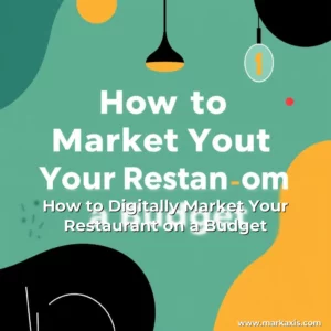 Artistic representation for How to Digitally Market Your Restaurant on a Budget