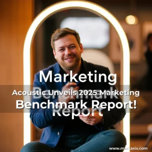 Artistic representation for Acoustic Unveils 2025 Marketing Benchmark Report!