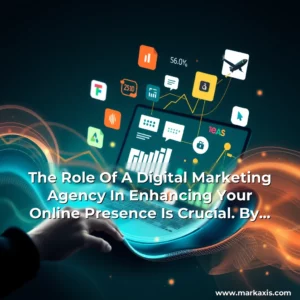 Artistic representation for The Role Of A Digital Marketing Agency In Enhancing Your Online Presence Is Crucial. By Leveraging The Latest Trends And Technologies, We Can Help Your Business Grow. We Specialize In Seo, Content Creation, Social Media Management, And More, Ensuring Your Brand Stands Out In The Digital Landscape.