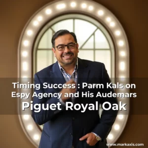 Artistic representation for Timing Success : Parm Kals on Espy Agency and His Audemars Piguet Royal Oak