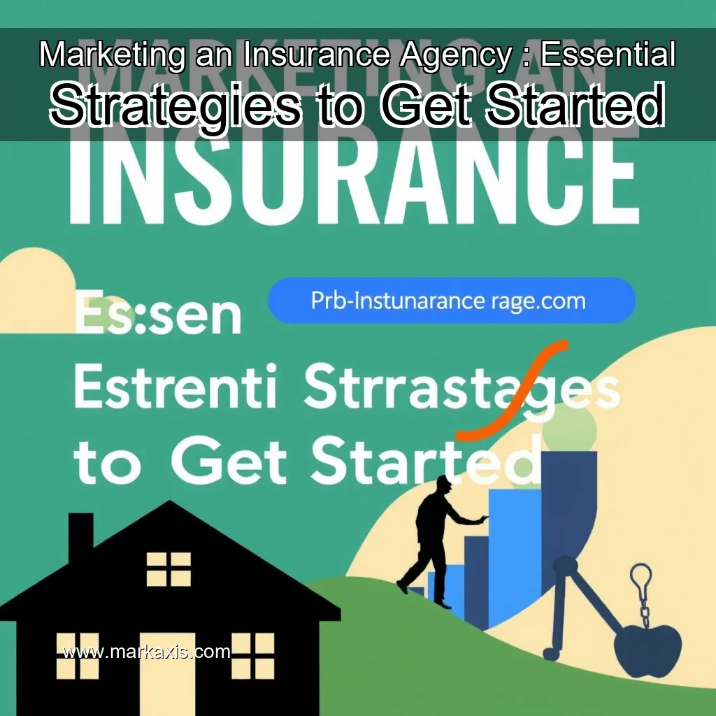 Artistic representation for Marketing an Insurance Agency : Essential Strategies to Get Started