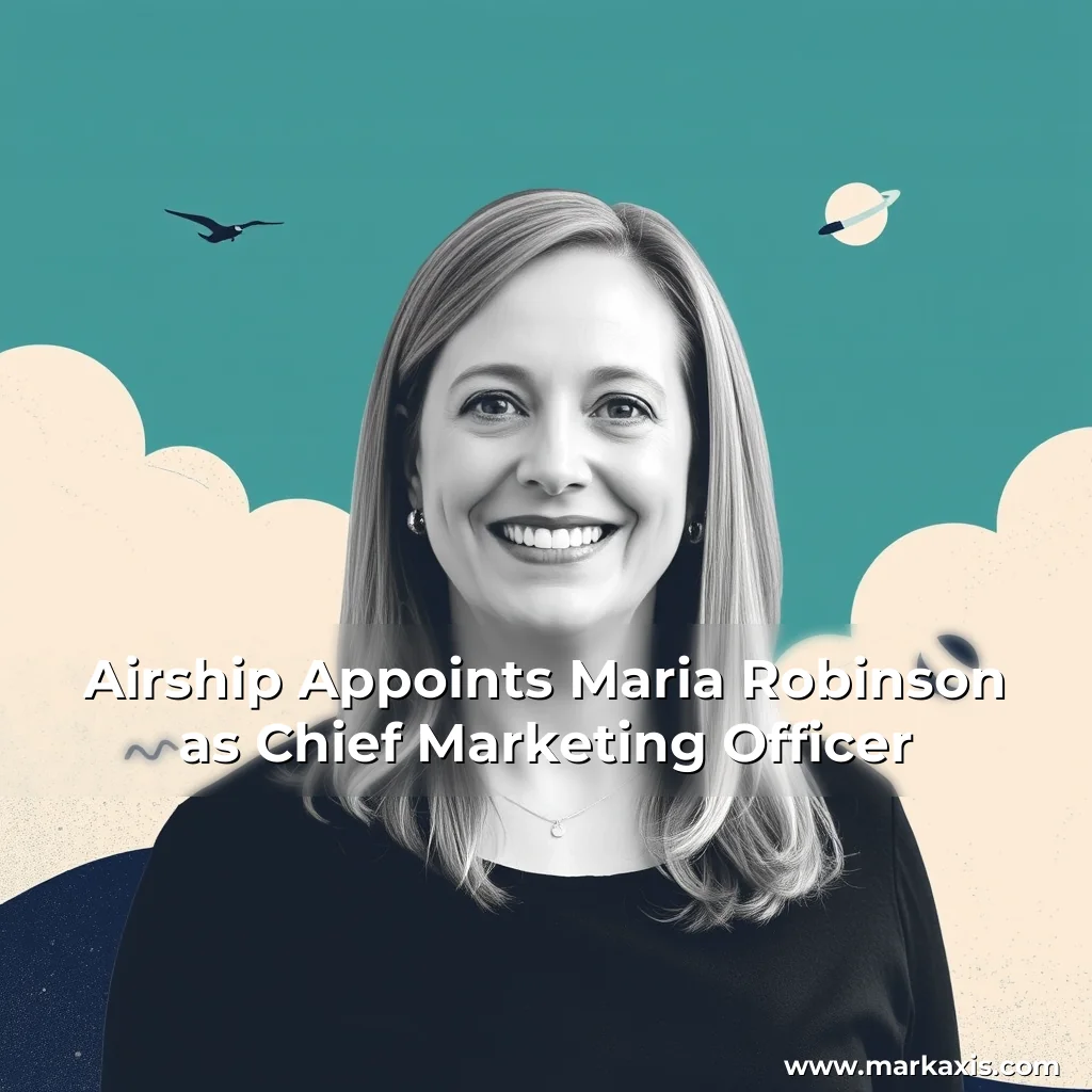 Artistic representation for Airship Appoints Maria Robinson as Chief Marketing Officer