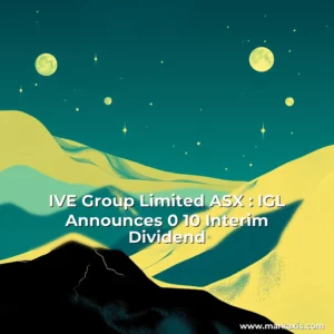 Artistic representation for IVE Group Limited ASX : IGL Announces 0 10 Interim Dividend