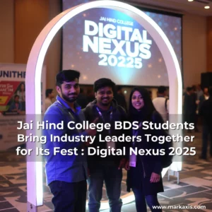 Artistic representation for Jai Hind College BDS Students Bring Industry Leaders Together for Its Fest : Digital Nexus 2025