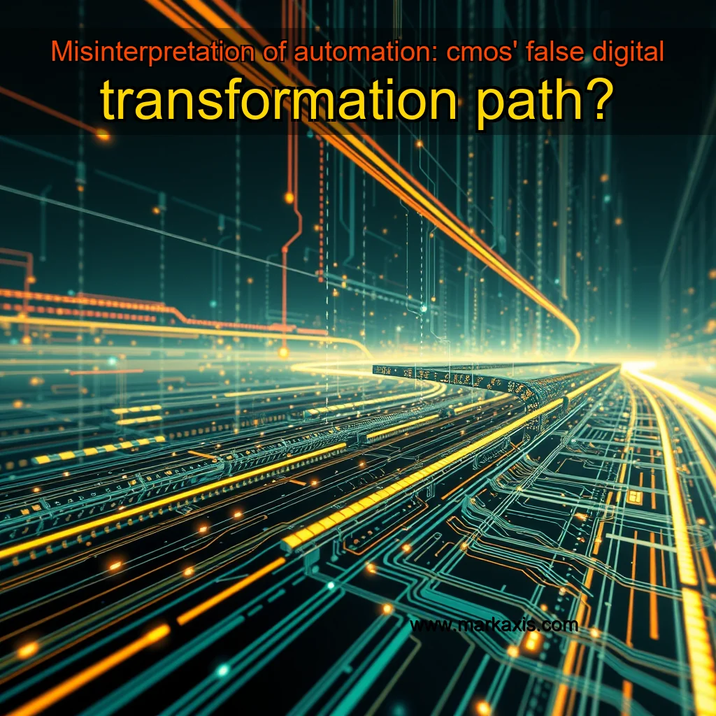 You are currently viewing Misinterpretation of automation: cmos’ false digital transformation path?