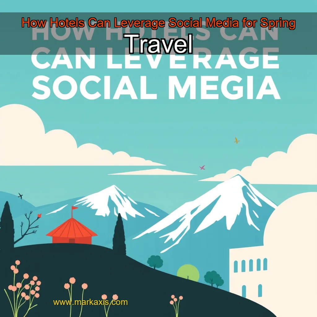 Artistic representation for How Hotels Can Leverage Social Media for Spring Travel