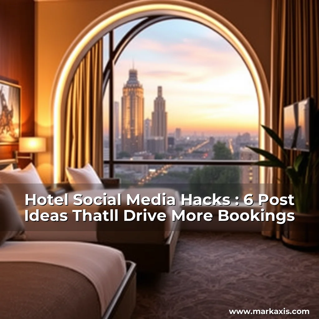 Artistic representation for Hotel Social Media Hacks : 6 Post Ideas Thatll Drive More Bookings