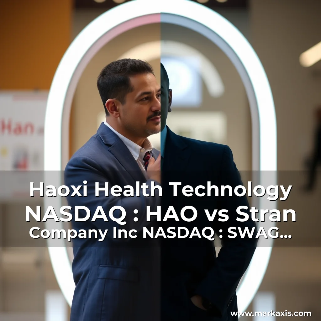 You are currently viewing Haoxi Health Technology  NASDAQ : HAO  vs  Stran  Company  Inc   NASDAQ : SWAG  Head to Head Contrast