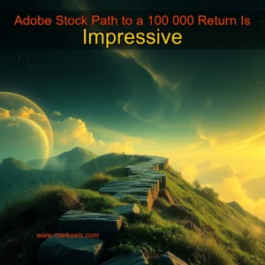 Artistic representation for Adobe Stock Path to a 100 000 Return Is Impressive