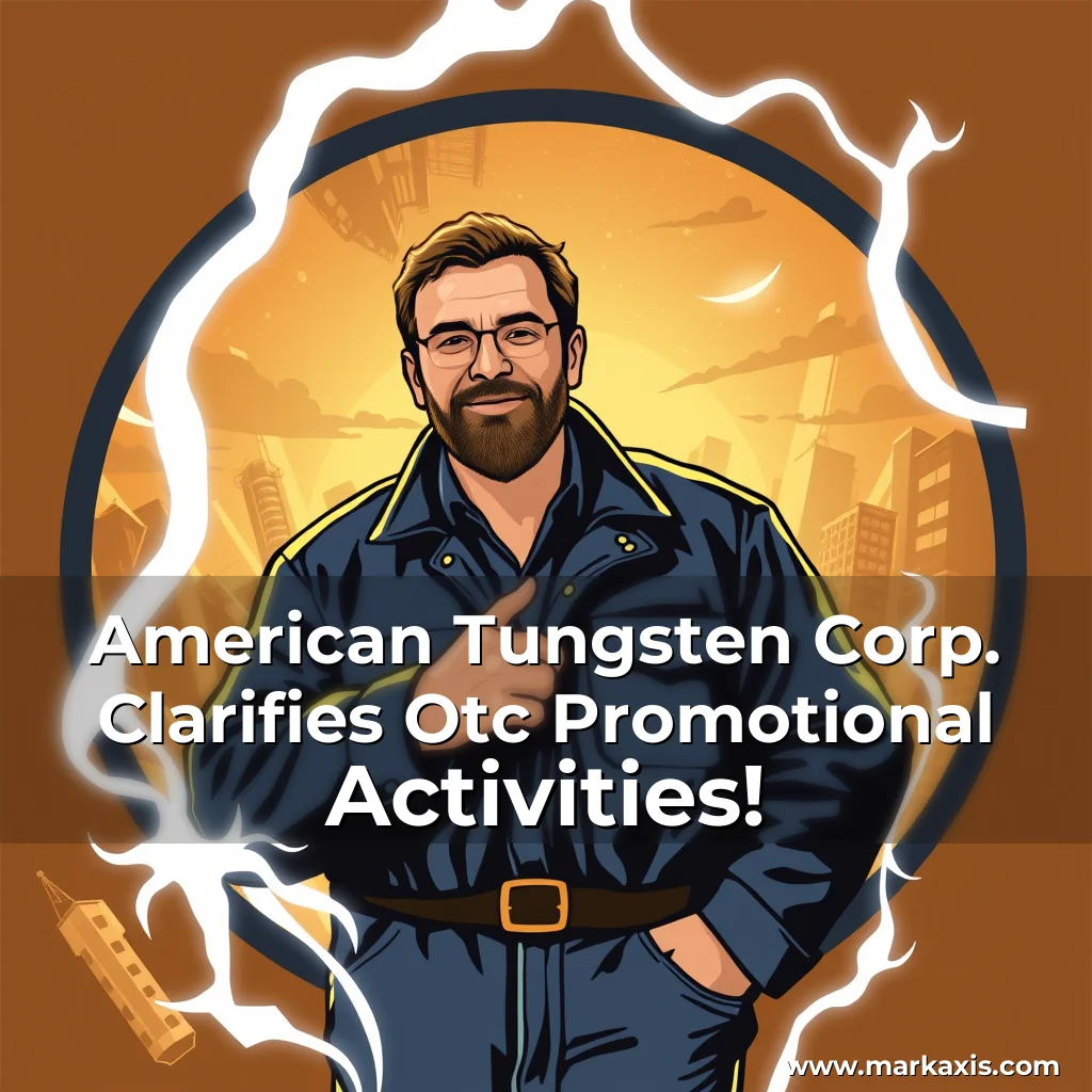 Artistic representation for American Tungsten Corp. Clarifies Otc Promotional Activities!
