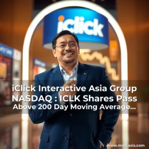 Artistic representation for iClick Interactive Asia Group NASDAQ : ICLK Shares Pass Above 200 Day Moving Average Time to Sell
