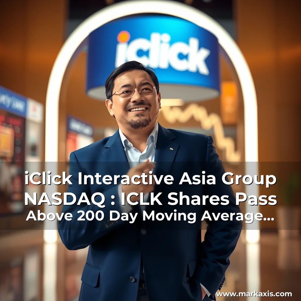 You are currently viewing iClick Interactive Asia Group  NASDAQ : ICLK  Shares Pass Above 200  Day Moving Average  Time to Sell