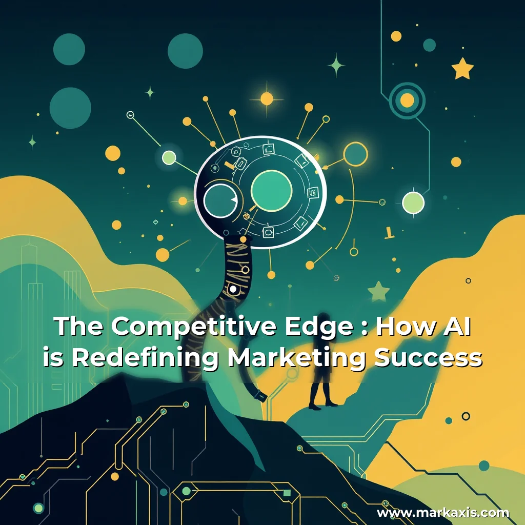 Artistic representation for The Competitive Edge : How AI is Redefining Marketing Success