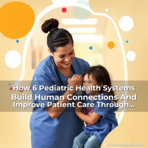 Artistic representation for How 6 Pediatric Health Systems Build Human Connections And Improve Patient Care Through Shared Experiences, Community Engagement, And Innovative Programs.