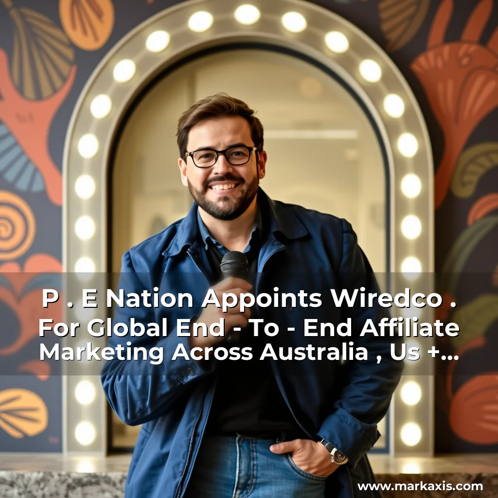 Artistic representation for P . E Nation Appoints Wiredco . For Global End - To - End Affiliate Marketing Across Australia , Us + United Kingdom ( 3 Min Read ) 15 Mar 2024.
