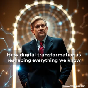 Artistic representation for How digital transformation is reshaping everything we know