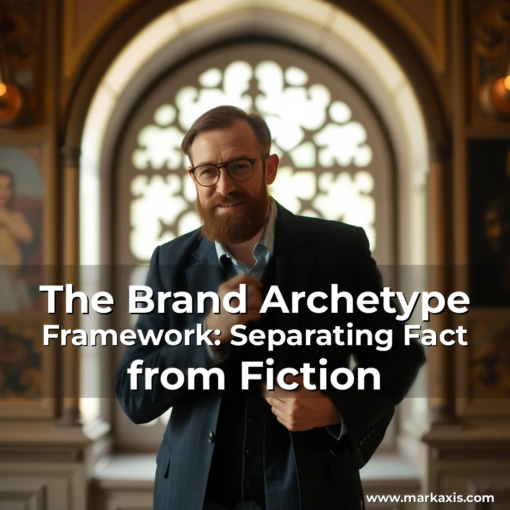 Artistic representation for The Brand Archetype Framework: Separating Fact from Fiction