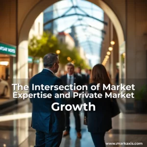 Artistic representation for The Intersection of Market Expertise and Private Market Growth